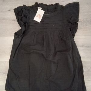 NWOT Entro Ruffle Sleeve Blouse